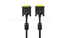 Кабель Aopen  DVI (24+1) M/M  1.5m, 2 фильтра Aopen/Qust <ACG442GD-1.5M>