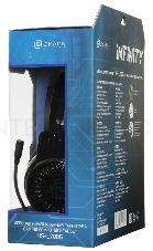 Наушники с микрофоном Oklick HS-L700G INFINITY черный 2.2м мониторы оголовье (HS-L700G)