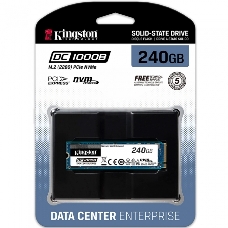 Накопитель SSD Kingston Enterprise SSD   240G DC1000B M.2 2280 Enterprise NVMe Gen3 x4 (R3400/W600MB/s) (Data Center)