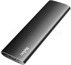 Внешний SSD накопитель Netac 500Gb Z SLIM <NT01ZSLIM-500G-32BK> (USB3.2, up to 520/480MBs, 100х29.5х9mm, Black)