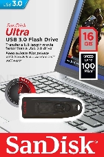 Флеш Диск Sandisk 16Gb Ultra SDCZ48-016G-U46 USB3.0 черный