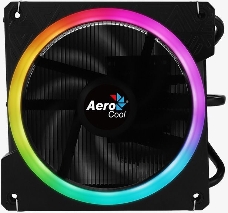 Кулер Aerocool Cylon 3H Soc-AM4/AM3+/1150/1151/1200 4-pin 13-24dB Al+Cu 125W 480gr LED Ret