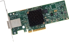 Контроллер LSI SAS9300-8E (PCI-E 3.0 x8, LP, EXTERNAL) SGL SAS12G, 8port (2*extSFF8644), Каб.отдельно