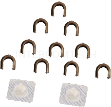 Комплект бушингов Cet CET6375R (RM1-6319-Bushing) для HP LJ Enterprise P3015/M521/M525 резинового вала (упак.:2шт)