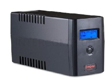 Источник бесперебойного питания ExeGate EP212515RUS Power Smart ULB-600 LCD <600VA, Black, 2 евророзетки, USB>