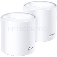 Система TP-Link Mesh AX3000 Whole Home  Wi-Fi System, Wi-Fi 6, 2402Mbps (4 streams) at 5GHz and 574Mbps (2 streams) at 2.4GHz, 2 Gigabit ports of each unit, support OFDMA, MU-MIMO, 802.11k/v/r seamless roaming, support WPA3, HomecareTM system, easy setup