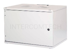 Шкаф коммутационный Lande NetBox Soho (LN-SH07U5430-LG-F0-2) настенный 7U 540x300мм пер.дв.металл задн.дв.стал.лист несъемн.бок.пан. направл.под закл.гайки 80кг серый IP20 сталь