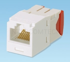 Модуль информационный Panduit Mini-Com CJ5E88TGAW Mini-Com RJ45 кат.5e белый арктический