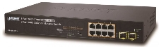 Управляемый коммутатор Planet IPv4/IPv6, 8-Port Managed 802.3at POE+ Gigabit Ethernet Switch  + 2-Port 100/1000X SFP (120W)