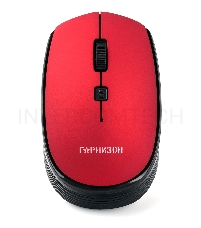 Мышь беспроводная Гарнизон GMW-550-3, красный, 1000 DPI, 2 кн.+ колесо-кнопка