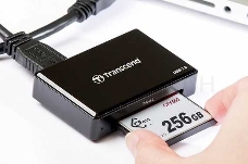 Кардридер Transcend USB3.0 CFast Card Reader, Black