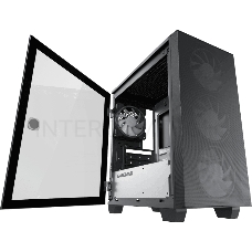 Компьютерный корпус, без блока питания mATX Gamemax Aero Mini mATX case, black, w/o PSU, w/1xUSB3.0+1xUSB2.0, w/3x12cm ARGB front fans GMX-12-Rainbow-D), w/1x12cm ARGB rear fan (GMX-12-Rainbow-D)