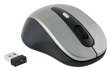 Мышь Oklick 435MW серый/черный оптическая (1600dpi) беспроводная USB (3but)