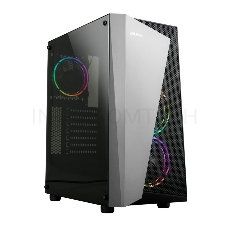 Корпус ZALMAN S4 Plus, ATX, BLACK, WINDOW, 1x5.25, 4x3.5, 1x2.5, 2xUSB2.0, 1xUSB3.0, FRONT 2x120mm, REAR 1x120mm