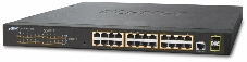 GS-4210-24P2S управляемый коммутатор IPv4, 24-Port Managed 802.3at POE+ Gigabit Ethernet Switch + 2-Port 100/1000X SFP (300W)