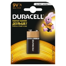 Элемент питания алкалиновый крона LR MN 1604/6LR61 ВР-1 (блист.1шт) Duracell 754