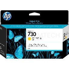 Картридж HP 730 желтый для HP DesignJet T1700, 130 мл