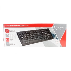 Клавиатура Gembird KB-8354U-BL, USB, черный, 104 клавиши