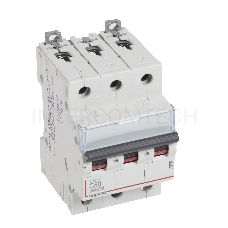 Выключатель автоматический модульный 3п C 50А 6кА DX3-E Leg 407296