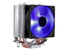 Кулер Aerocool Verkho 4 Lite , до 125W, 4х теплотрубки, PWM, 1000-2000 RPM, 2066/2011/1150/1154/1155/1156/1366/775 , AM4/AM3+/AM3/AM2+/AM2/FM2/FM1