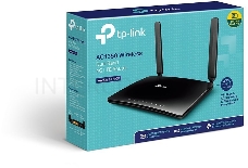 Роутер беспроводной TP-Link Archer MR400 AC1200 10/100BASE-TX/4G черный