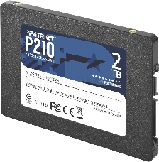 Накопитель SSD Patriot P210 2TB, SATA 2.5, P210S2TB25, 520/430, RET