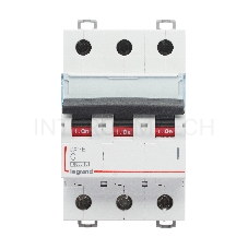 Выключатель автоматический модульный 3п C 50А 6кА DX3-E Leg 407296