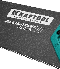 Ножовка для точного реза KRAFTOOL Alligator BLACK 15205-40, 400 мм, 11 TPI 3D зуб