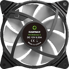 Кулер для корпуса ПК Gamemax FN-12Rainbow-C2, 12CM ARGB rainbow fan, 3pin+4Pin connector