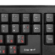 Клавиатура Keyboard SVEN Standard 303 Power USB+PS/2 чёрная SV-03100303PU