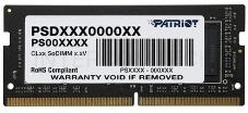 Модуль памяти SO-DIMM DDR 4 DIMM 4Gb PC21300, 2666Mhz, PATRIOT Signature (PSD44G266681S) (retail)