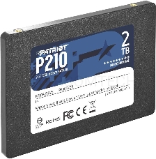 Накопитель SSD Patriot P210 2TB, SATA 2.5, P210S2TB25, 520/430, RET
