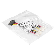 Кабель питания SATA ExeGate EX-CC-SATAM2MF-0.15 (15pin M/2xMolex F, 0,15м)