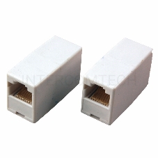 Переходник сетевой LAN, (гнездо 8Р8С (Rj-45) - гнездо 8Р8С (Rj-45))