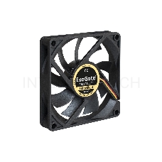 Вентилятор ExeGate ExtraSilent ES08015S3P, 80x80x15 мм, подшипник скольжения, 3pin, 1600RPM, 23dBA