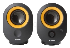 Колонки SVEN 316, черный {2.0, 2 х 2 W RMS, 100-20000Hz}