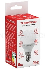 Лампа светодиодная Hiper THOMSON LED GLOBE 8W 670Lm E14 4000K TH-B2034