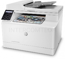 МФУ лазерный HP Color LaserJet Pro M183fw (7KW56A), (цветной, A4, принте/копир/сканер/факс, 600dpi, 16ppm, 256+128Mb, ADF35, WiFi, Lan, USB)
