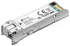 Модуль SFP TP-Link 1000Base-BX WDM Bi-Directional SFP module, TX: 1550 nm and RX: 1310 nm, 1 LC Simplex port , up to 2 km transmission distance in 9/125 μm SMF (Single-Mode Fiber), Supports Digital Diagnostic Monitoring (DDM).