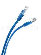 Патчкорд литой Telecom UTP кат.5е 10м., синий <NA102-L-10M>