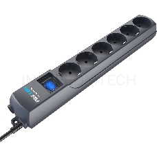 Сетевой фильтр Pilot S Max (5 euros + 1GP), 15A/3.5kVA, automatic, 10 m, graphite