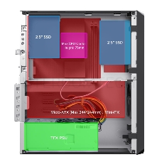 Корпус Foxline FL-1004-TFX230B-85