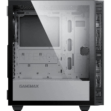 Компьютерный корпус, без блока питания ATX Gamemax Aero ATX case, black, w/o PSU, w/1xUSB3.0+1xUSB2.0, w/2x20cm ARGB GMX-20-ARGB front fans, w/1x12cm ARGB GMX-12-Rainbow-D fan