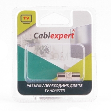 Переходник Cablexpert APL-TVMTVM-01, TV (папа) / TV (папа), блистер