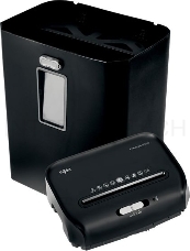 Шредер Rexel Promax QS 8/23 S EU черный (секр.Р-2)/ленты/8лист./23лтр./скрепки/скобы/пл.карты