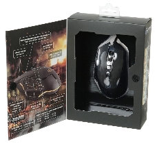 Мышь Oklick 945G REVENGE черный оптическая (3200dpi) USB игровая (8but)