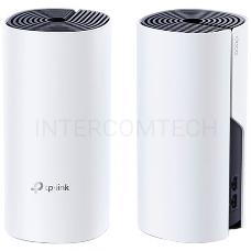 Бесшовный Mesh роутер TP-Link DECO P9 (2-PACK) AC1200 10/100/1000BASE-TX белый (упак.:2шт)