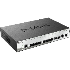 Коммутатор D-Link DGS-1210-12TS/ME Управляемый 2 уровня с 10 портами 1000Base-X SFP и 2 портами 10/100/1000Base-T