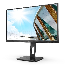МОНИТОР 23.8 AOC 24P2QM Black с поворотом экрана (VA, 1920x1080, 75Hz, 4 ms, 178°/178°, 300 cd/m, 20M:1, +DVI, +HDMI)