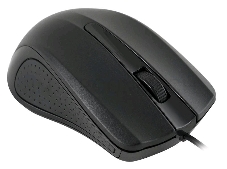 Мышь Oklick 225M черный оптическая (1200dpi) USB (2but)